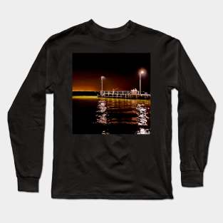 Fishing on a pier Long Sleeve T-Shirt